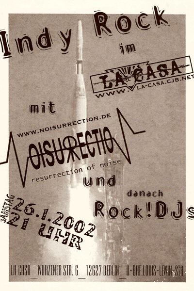 Konzert mit Noisurrection Jan 26, 2002 Berlin