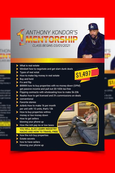 Anthony Kondor's Mentorship Mar 1, 2021