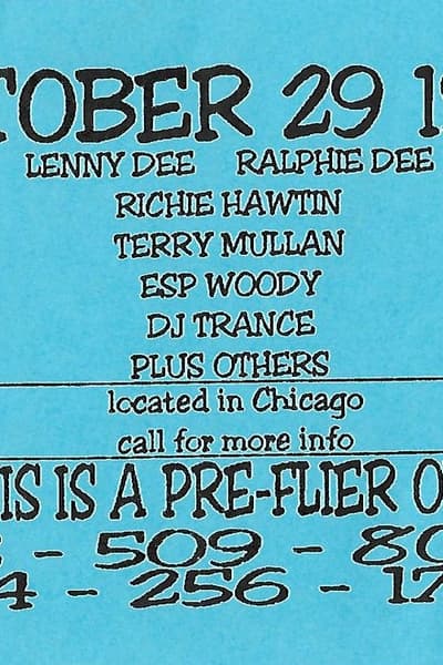 DJ Trance Oct 29, 1994 Chicago