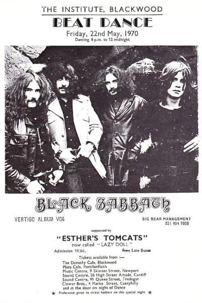 Black Sabbath, Esther's Tomcats (now called Lazy Doll) (Blackwood)
