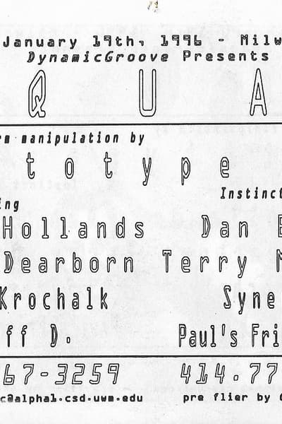 Prototype 909 Jan 19, 1996 Milwaukee