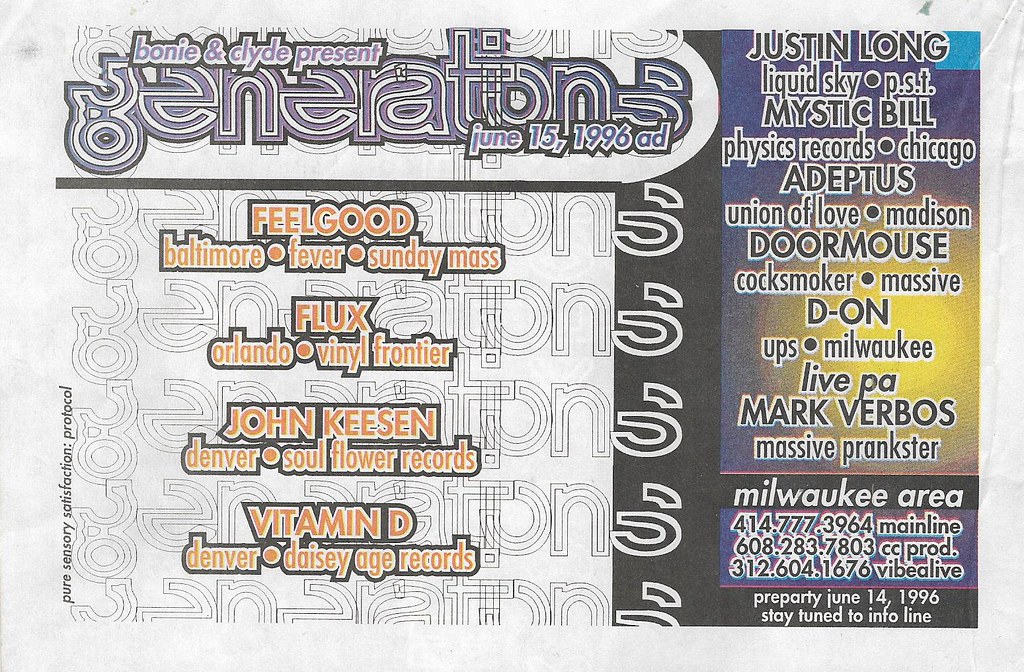 GENERATIONS Jun 15, 1996 Milwaukee