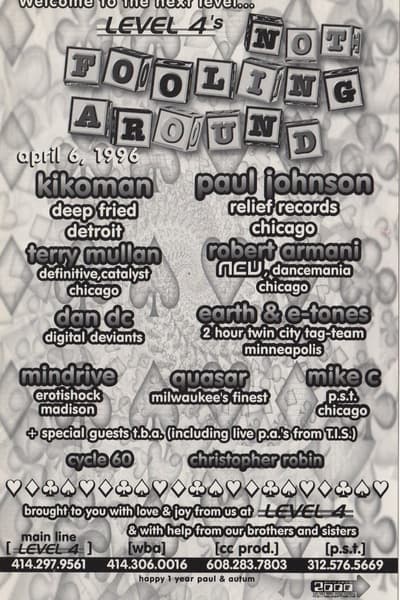 Earth & E-Tones Apr 6, 1996 Milwaukee