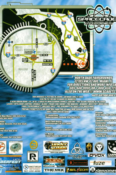 Space Cadet Entertainment Jun 17, 2000 Miami