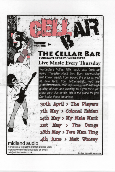 Live Music Every Thursday Worcester