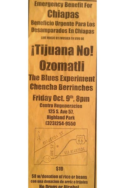 Ozomatli Oct 9, 1998 Highland Park