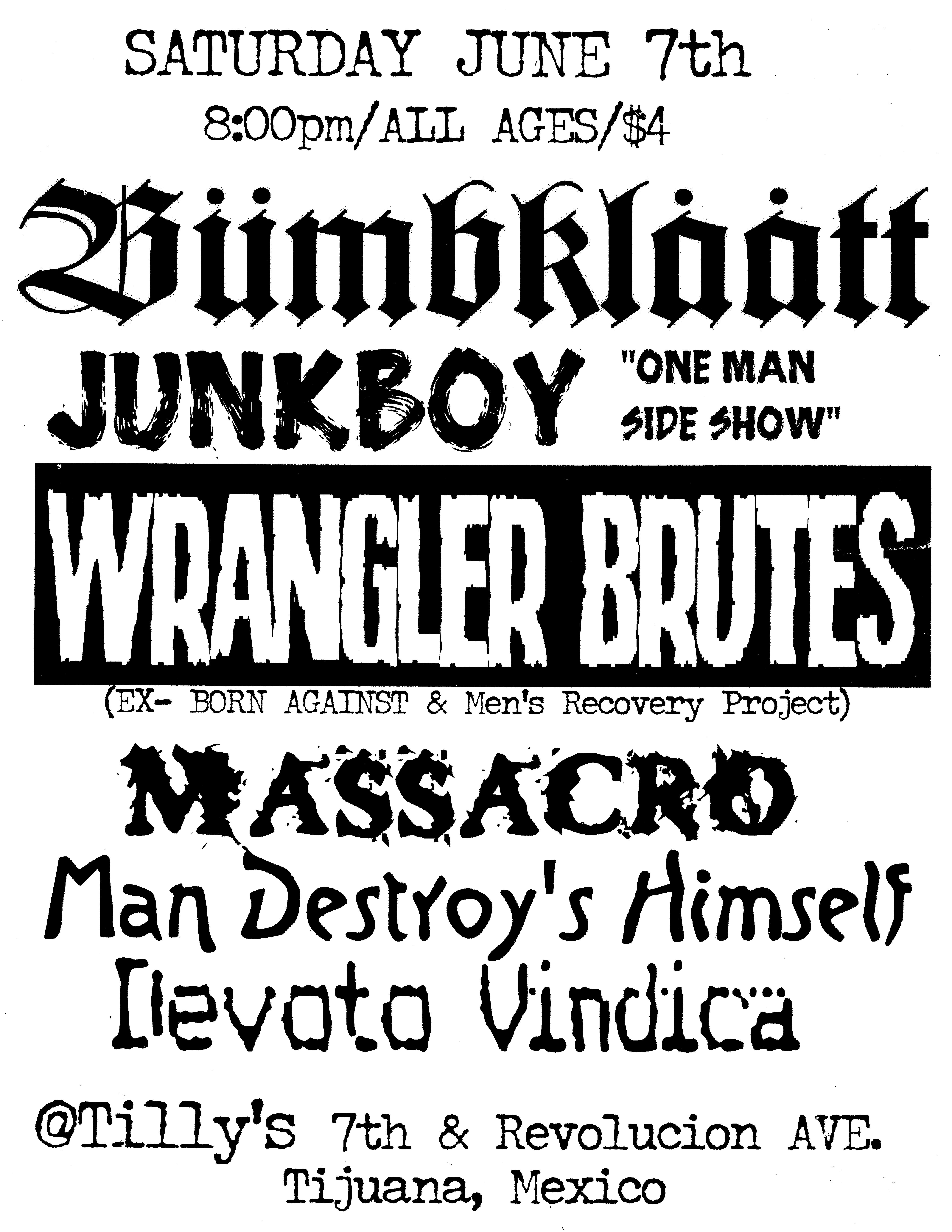 Man Destroy's Himself Tijuana
