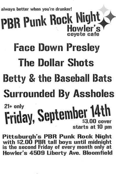 Surrounded By Assholes Sep 14, 2001 Pittsburgh