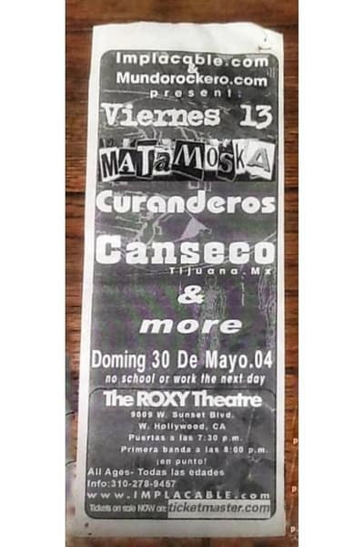 Curanderos May 30, 2004 West Hollywood