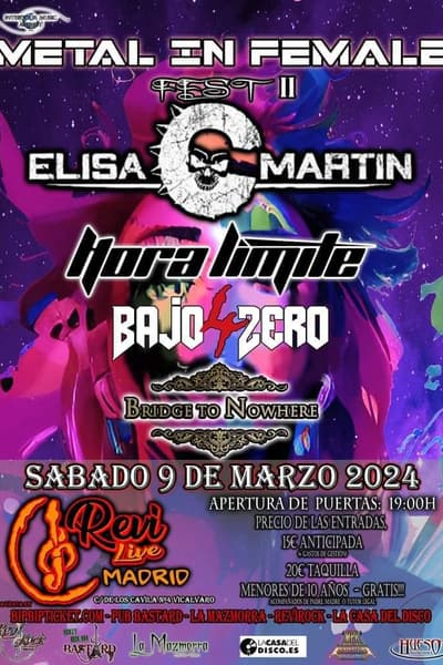 Elisa C Martin, Hora Limite, Bajo 4 Zero