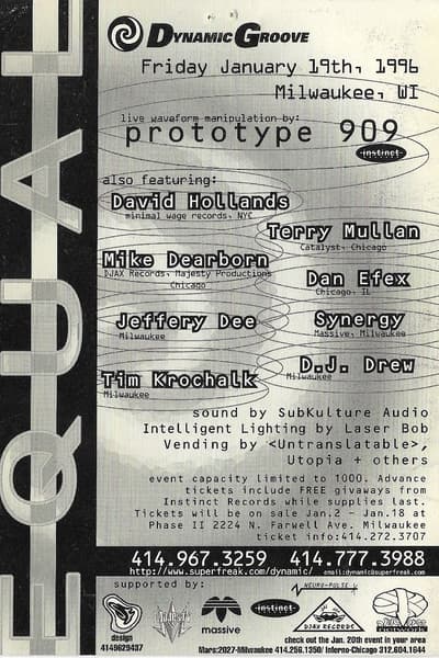 Prototype 909 Jan 19, 1996 Milwaukee
