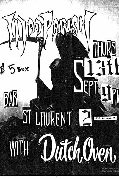 Mad Parish Sep 13, 2001 Montreal