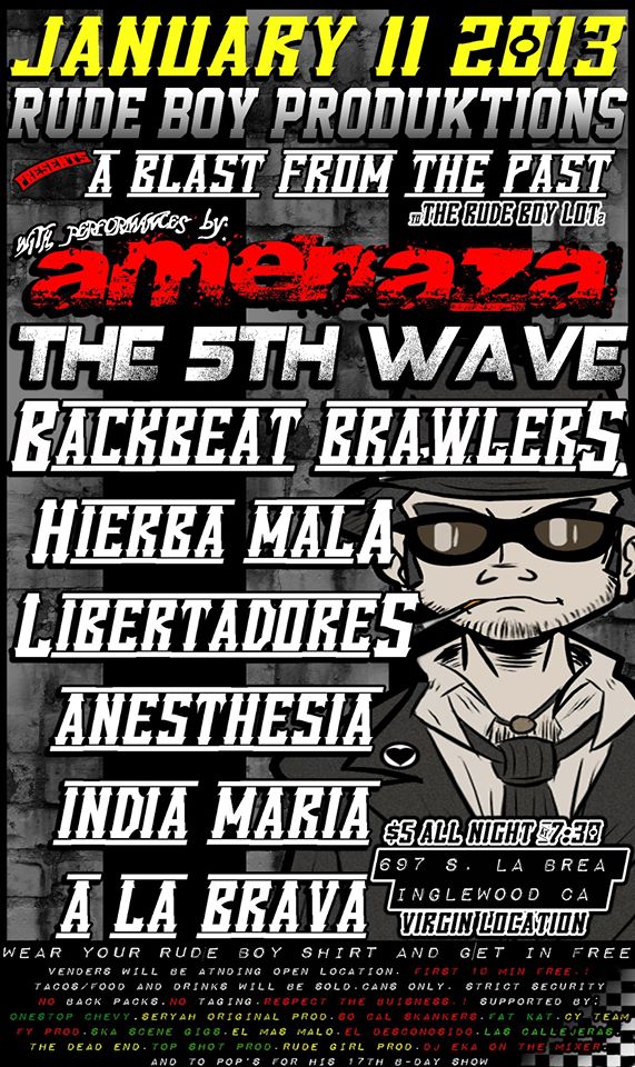 Backbeat Brawlers Jan 11, 2013 Inglewood