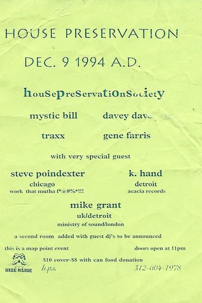 House Preservation Dec 9, 1994 Chicago