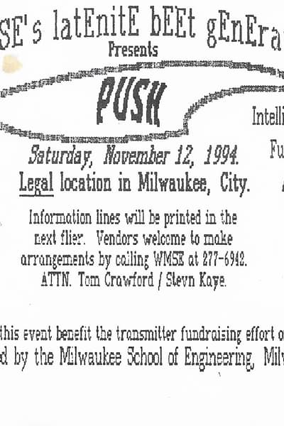 WMSE's Late Nite Beet Generation / Tom Crawford / Stevn Koye Nov 12, 1994 Milwaukee