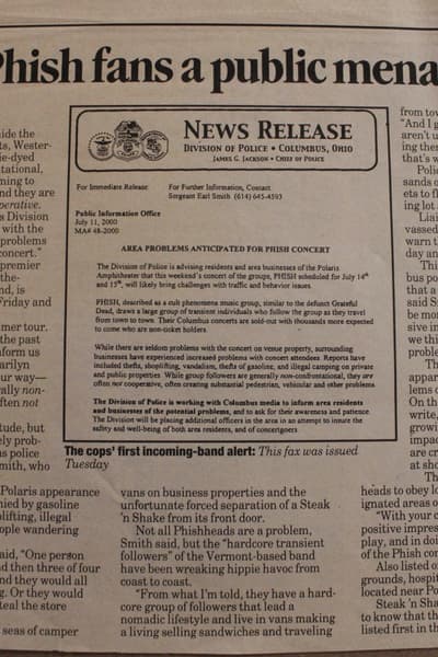 Phish Jul 14, 2000 Columbus