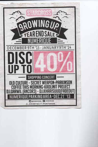 Old Culture, Secret Weapon (Pontianak)