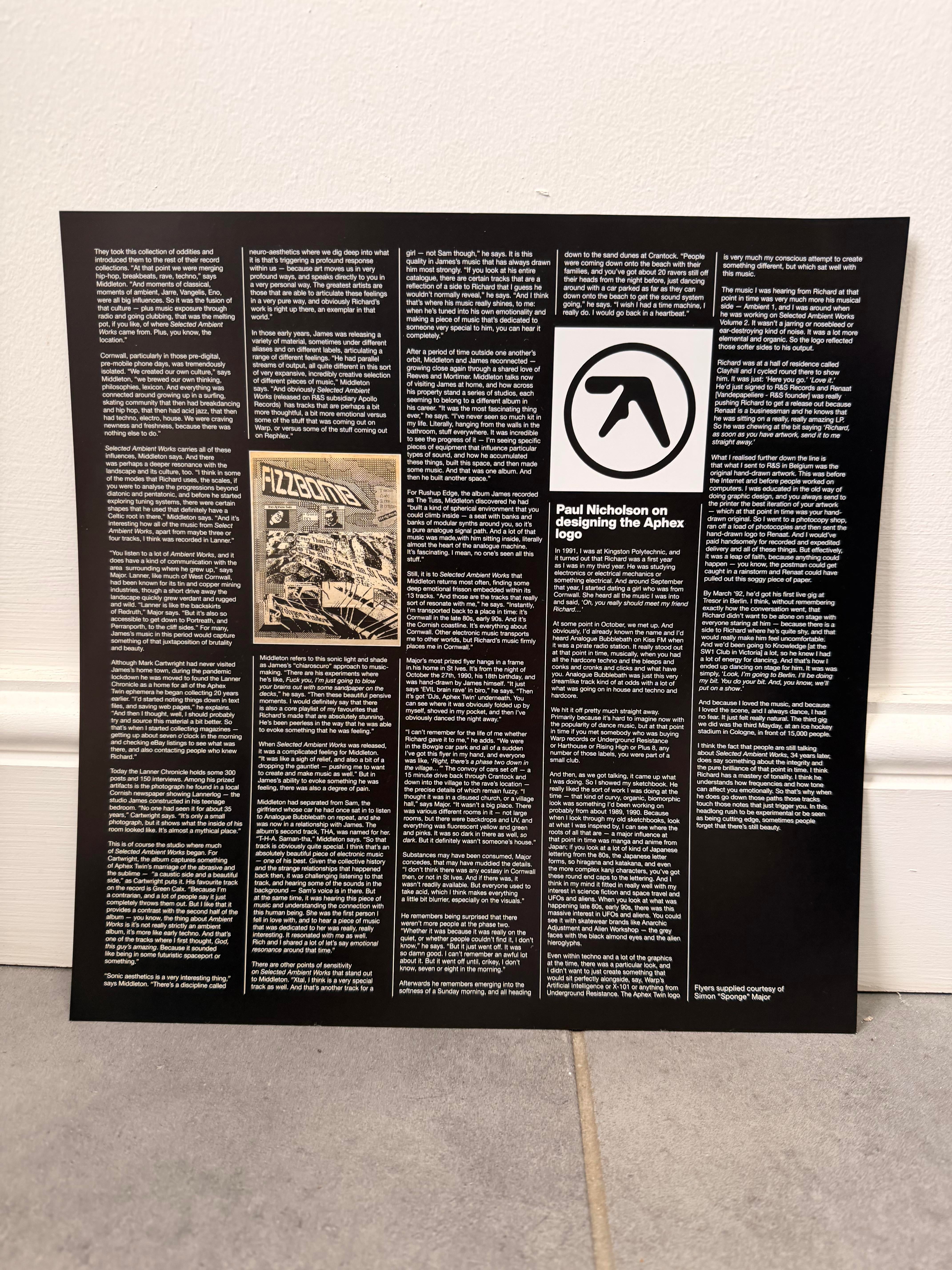 Aphex Twin, Analogue Bubblebath, Fizzbone