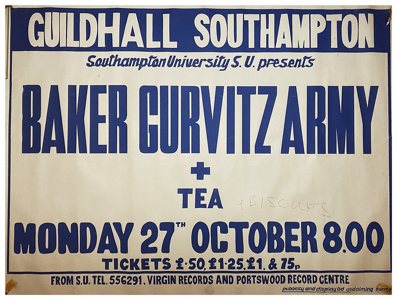Baker Gurvitz Army, Tea (Southampton)