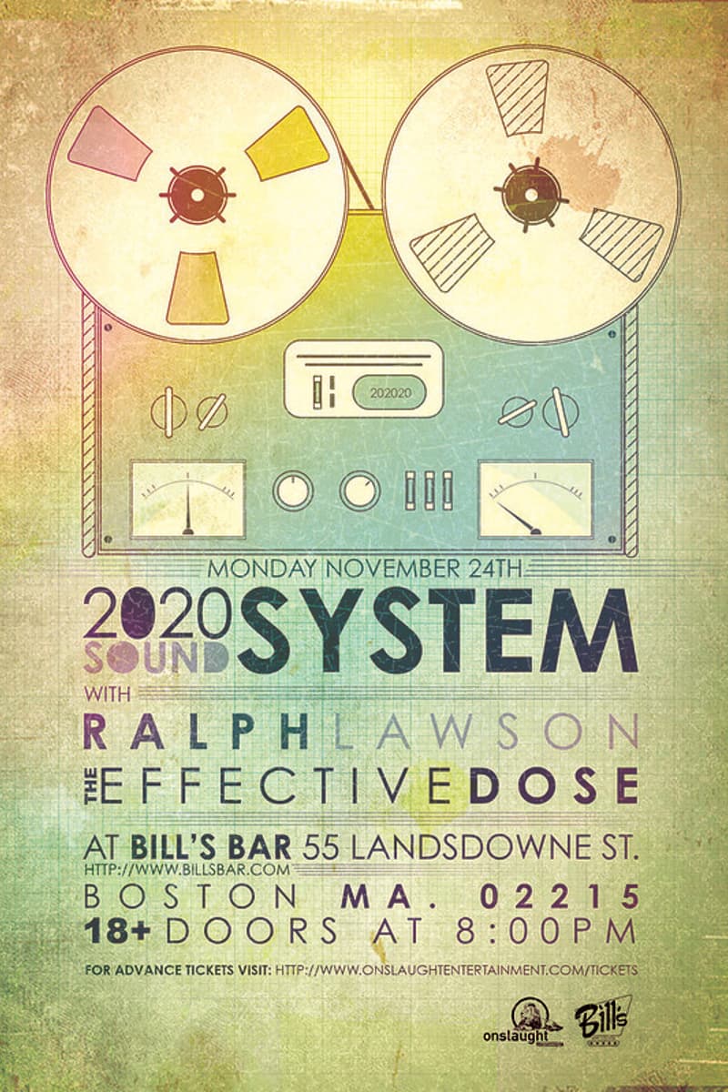 2020 Sound System, The Effective Dose, Ralph Lawson - at Bill's Bar - Boston, MA - Nov 24, 2008