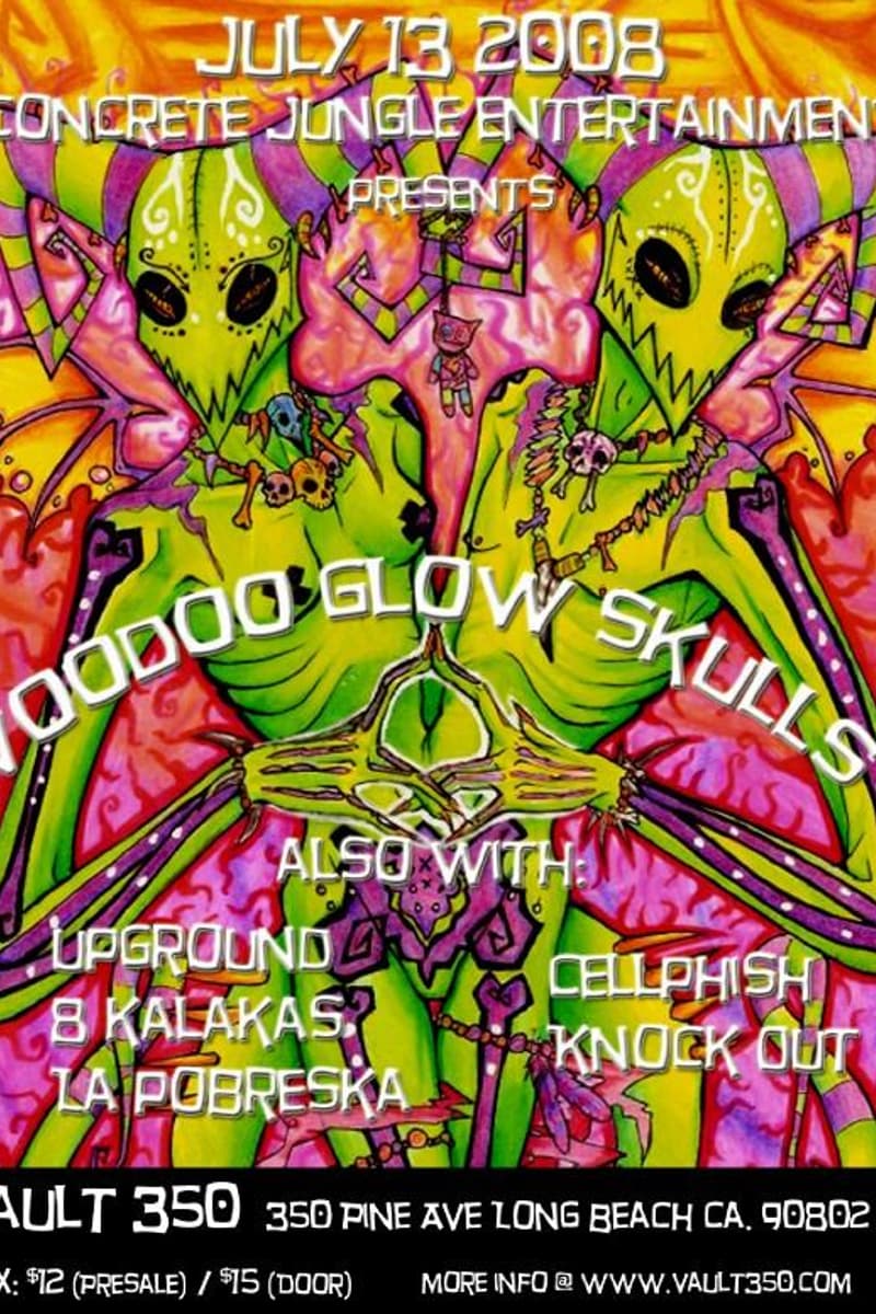 Upground, 8 Kalakas, Knock Out, Voodoo Glow Skulls, Cellphish - at Vault 350 - Long Beach, CA - Jul 13, 2008