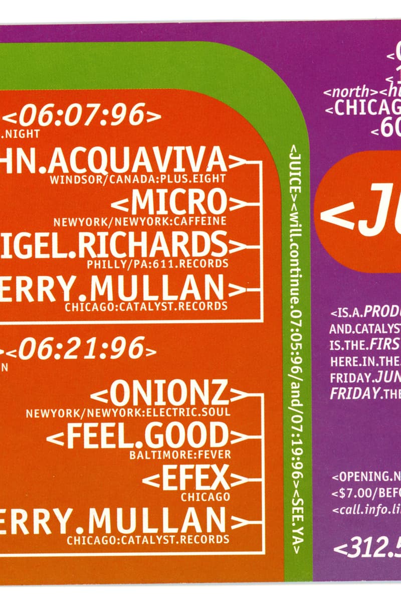 Terry Mullan, John Acquaviva, Micro, Efex, Nigel Richards - at CORE - Chicago, IL - Jun 7, 1996