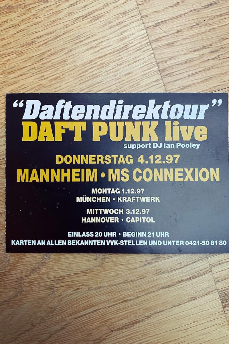 Daft Punk, DJ Ian Pooley - at MS Connexion - Mannheim - Dec 4, 1997