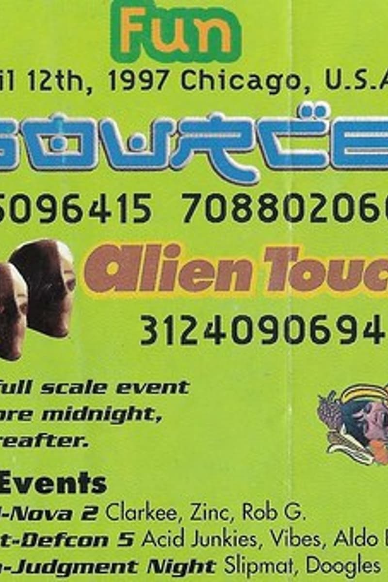 Vibes, Zinc, Doogles, Alien Touch, Slipmat - at SOURCE - Chicago, IL - Apr 12, 1997