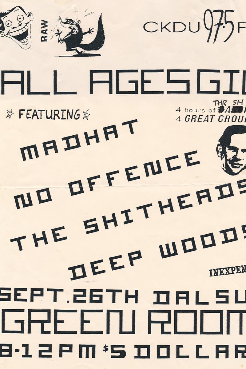 No Offence, Deep Woods, Madhat, The Shitheads - at Dal Sub Green Room - Halifax, NS