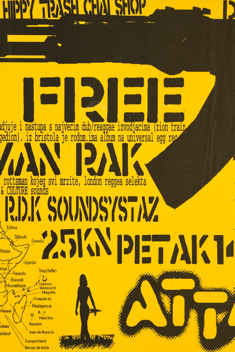 Rootsman Rak, Jah Free, P.D.K Soundsystaz - at Attack! - Zagreb (inferred from .hr domain and Croatian language) - Nov 14, 2003