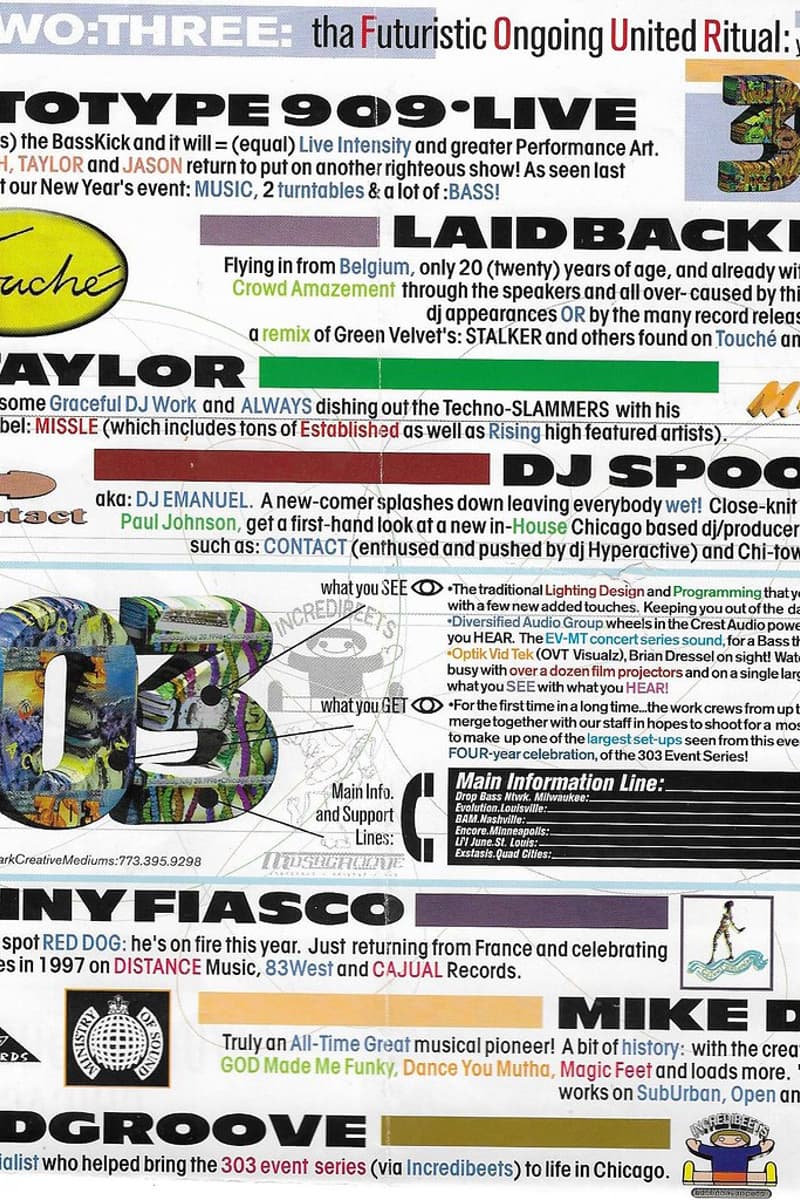 Johnny Fiasco, Taylor, Laid Back Luke, Jason, DJ Emanuel - at 303 Event Series - Chicago, IL