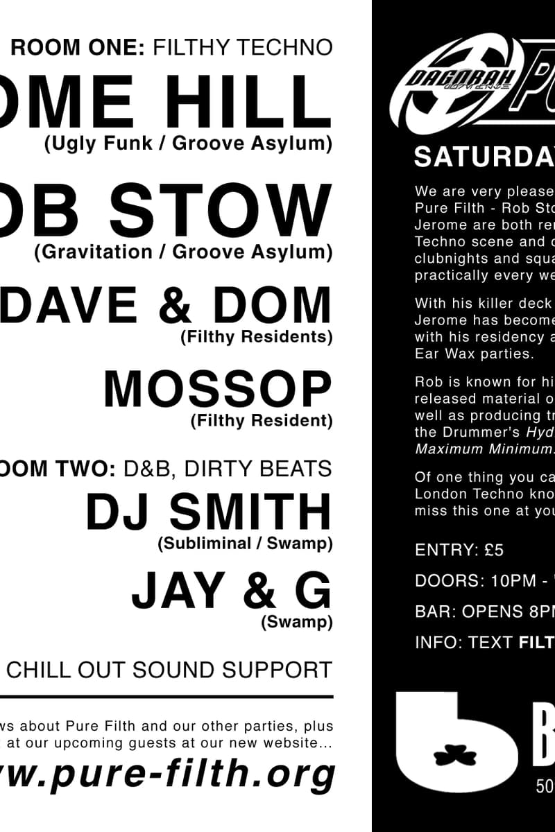 Jay & G, Dave & Dom, Jerome Hill, Rob Stow, DJ Smith - at Blueprint - Nottingham - Dec 7, 2002