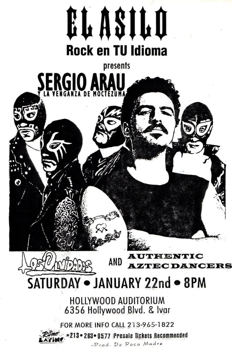 Authentic Aztec Dancers, Sergio Arau y La Venganza de Moctezuma, Los Olvidados - at Hollywood Auditorium - Hollywood, CA