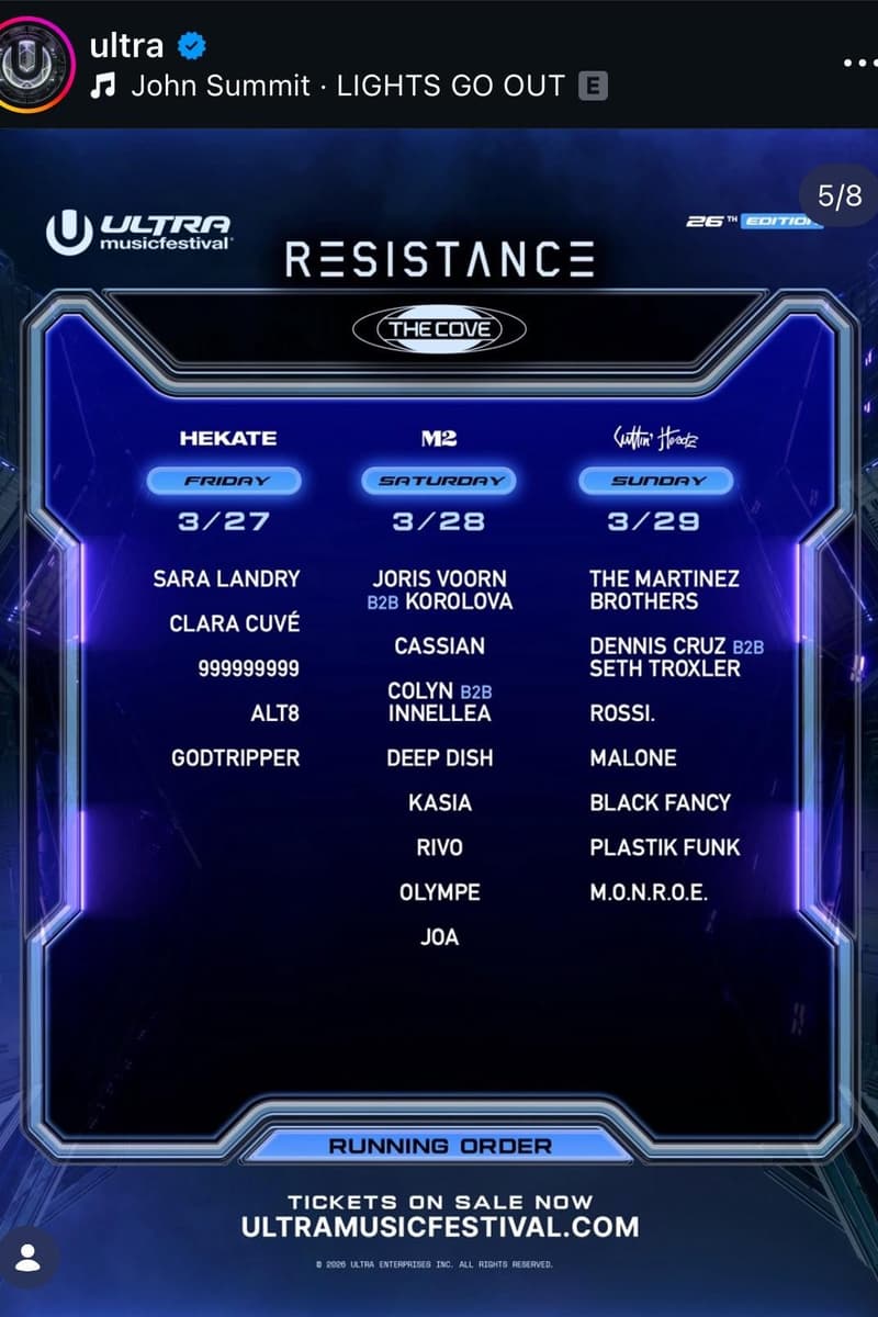 Cassian, Godtripper, Innellea, Dennis Cruz, Clara Cuvé - Miami, FL - Mar 27, 2026