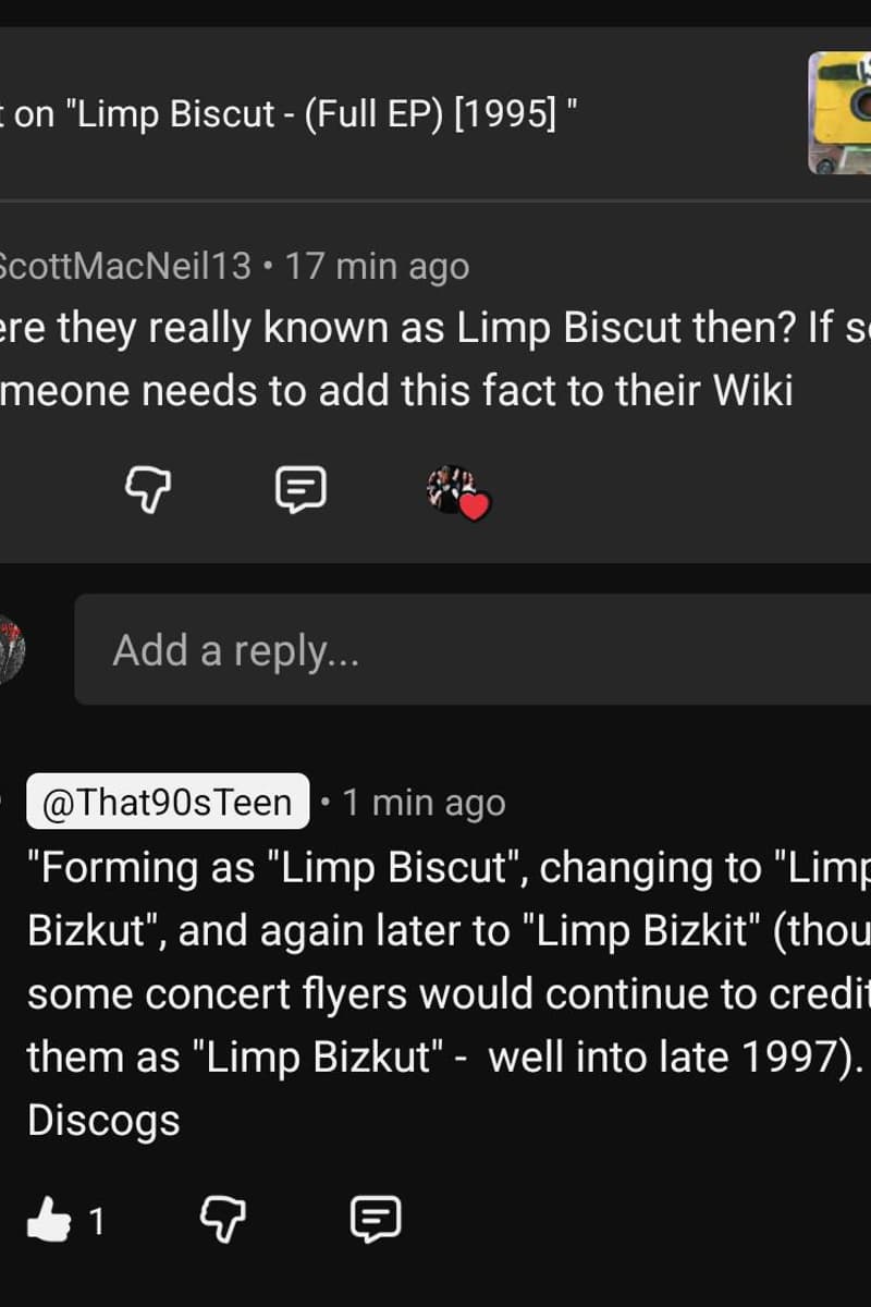 Limp Biscut, Limp Bizkut, Limp Bizkit - Jan 1, 1995