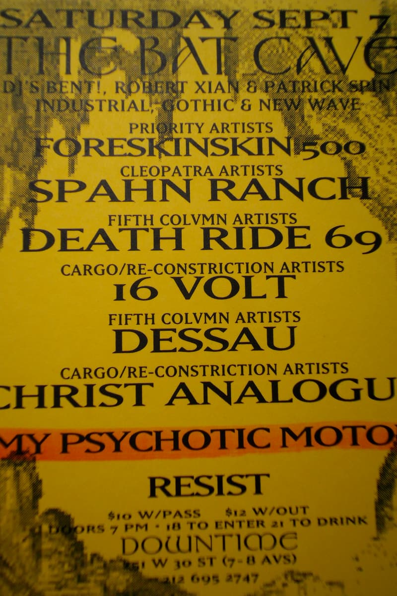 Robert Xian, Death Ride 69, My Psychotic Motor, Patrick Spin, Dessau - at Downtime - New York, NY