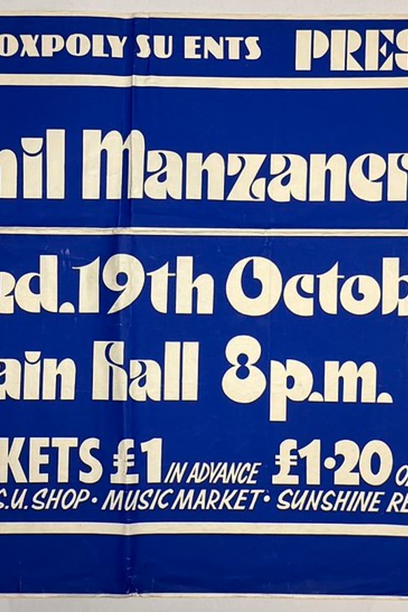 Phil Manzanera, 801 - at Main Hall - Oxford - Oct 19, 1977