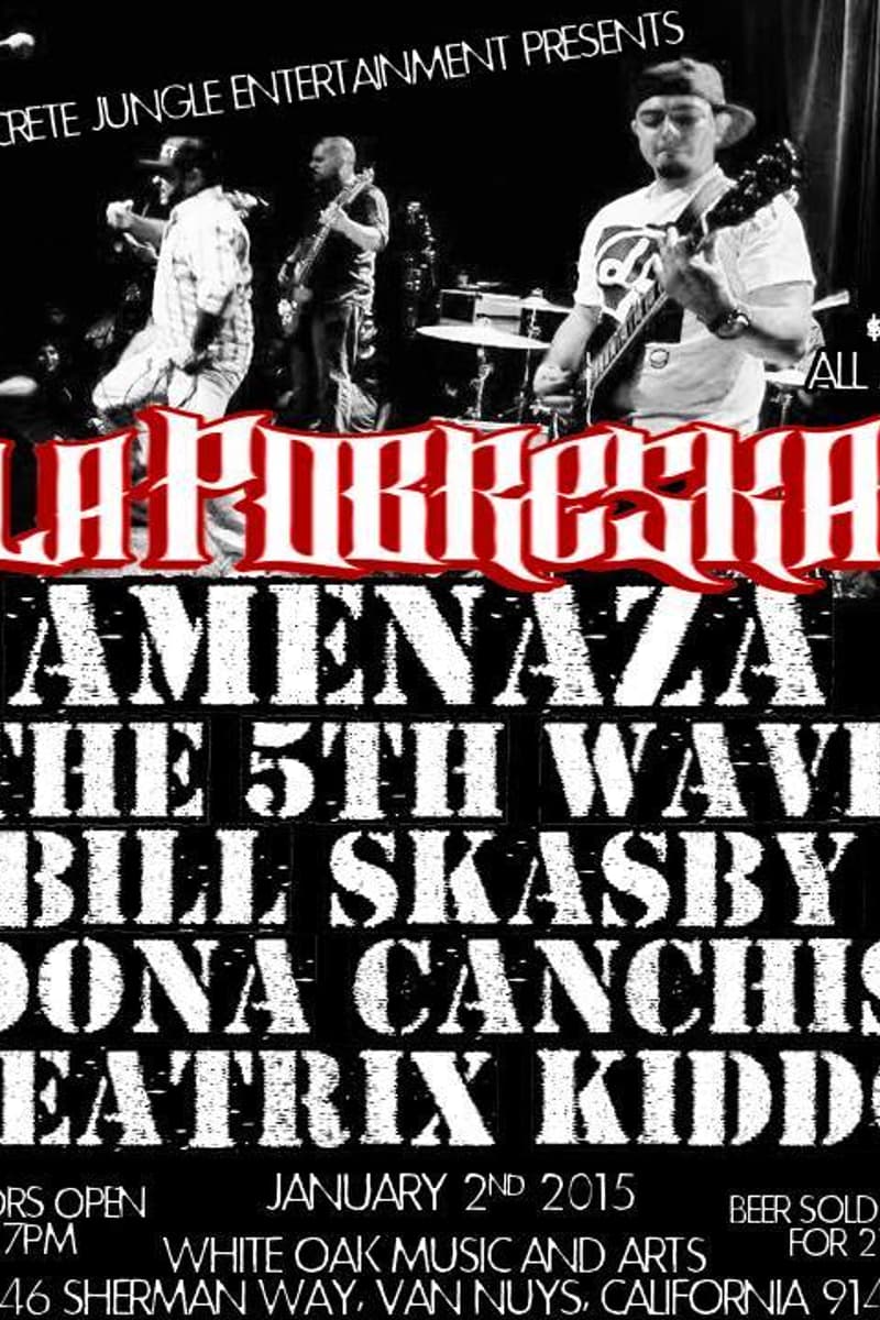 Amenaza, Dona Canchis, Beatrix Kiddo, La Porreska, The 5th Wave - at White Oak Music and Arts - Van Nuys, CA - Jan 2, 2015