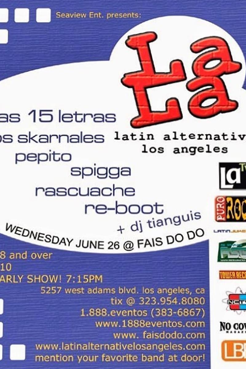 Pepito, Spigga, Las 15 Letras, DJ Tianguis, Rascuache - at Fais Do Do - Los Angeles, CA - Jun 26, 2002