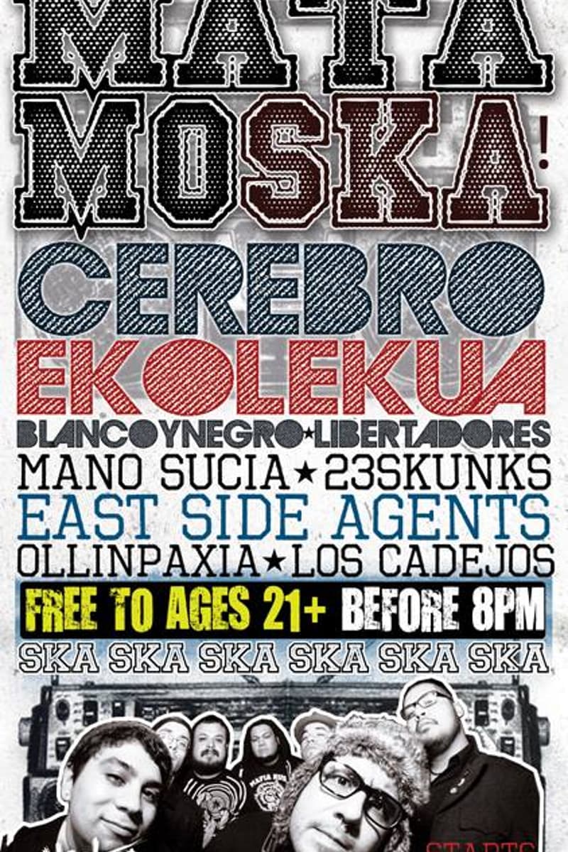 23Skunks, Libertadores, Mano Sucia, Blanco Y Negro, Los Cadejos - at The Airliner - Los Angeles, CA - May 24, 2014