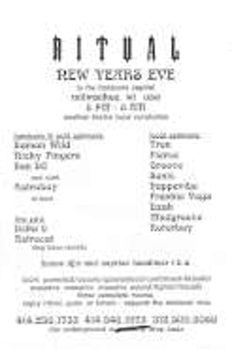Maybe You, Fvshv, Ritual, Richy Fingers, Bass All - at Ritual - Dec 31, 2023