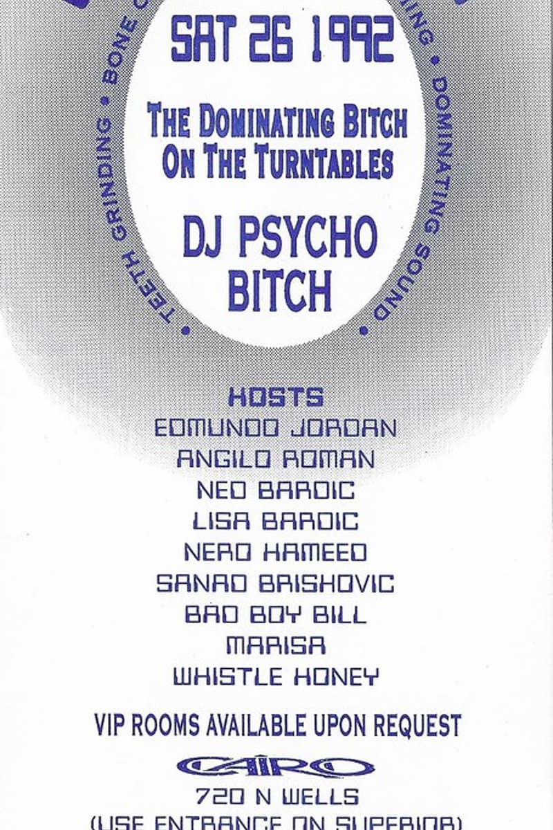 DJ Psycho Bitch - at Cairo - Chicago, IL - Dec 26, 1992