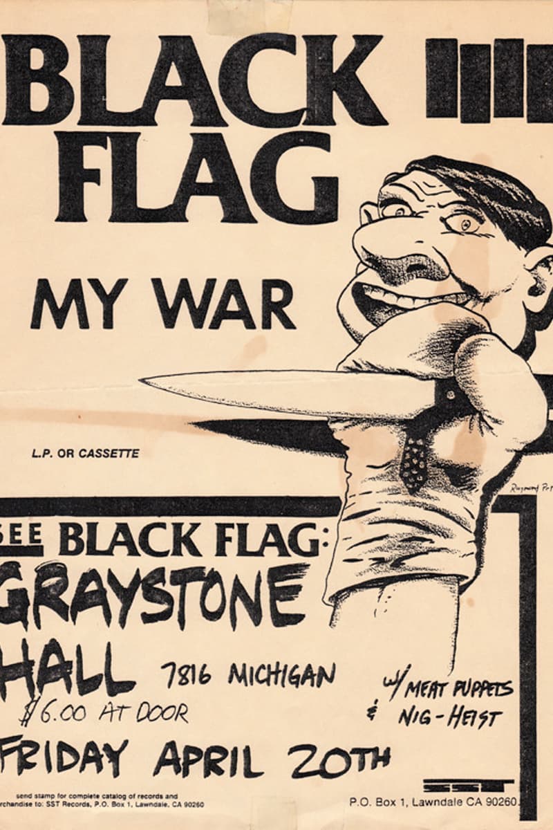 Nig-Heist, Black Flag, Meat Puppets - at Graystone Hall