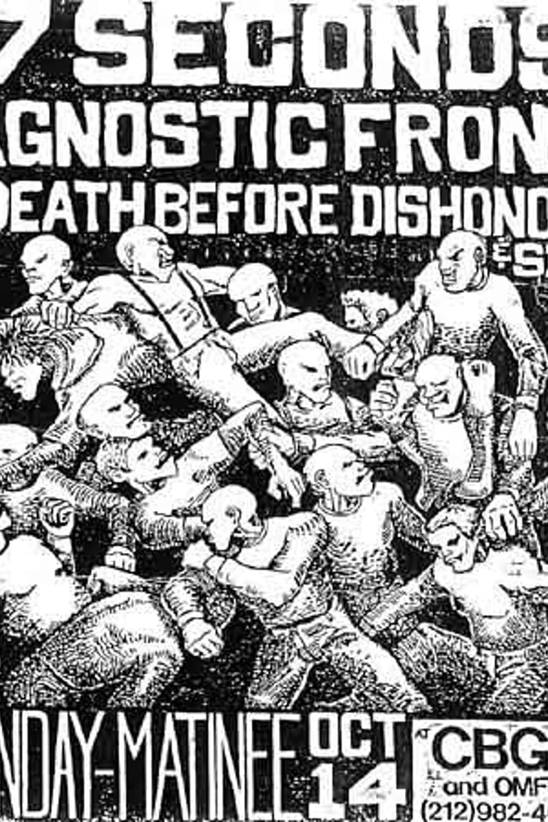 SDF, Death Before Dishonor, Agnostic Front, 7 Seconds - at CBGB and OMFUG - New York City, NY
