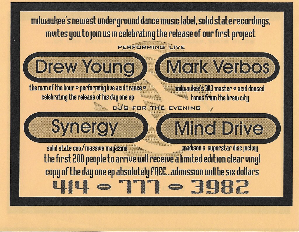 Drew Young, Synergy, Mark Verbos, Mind Drive - Milwaukee, WI