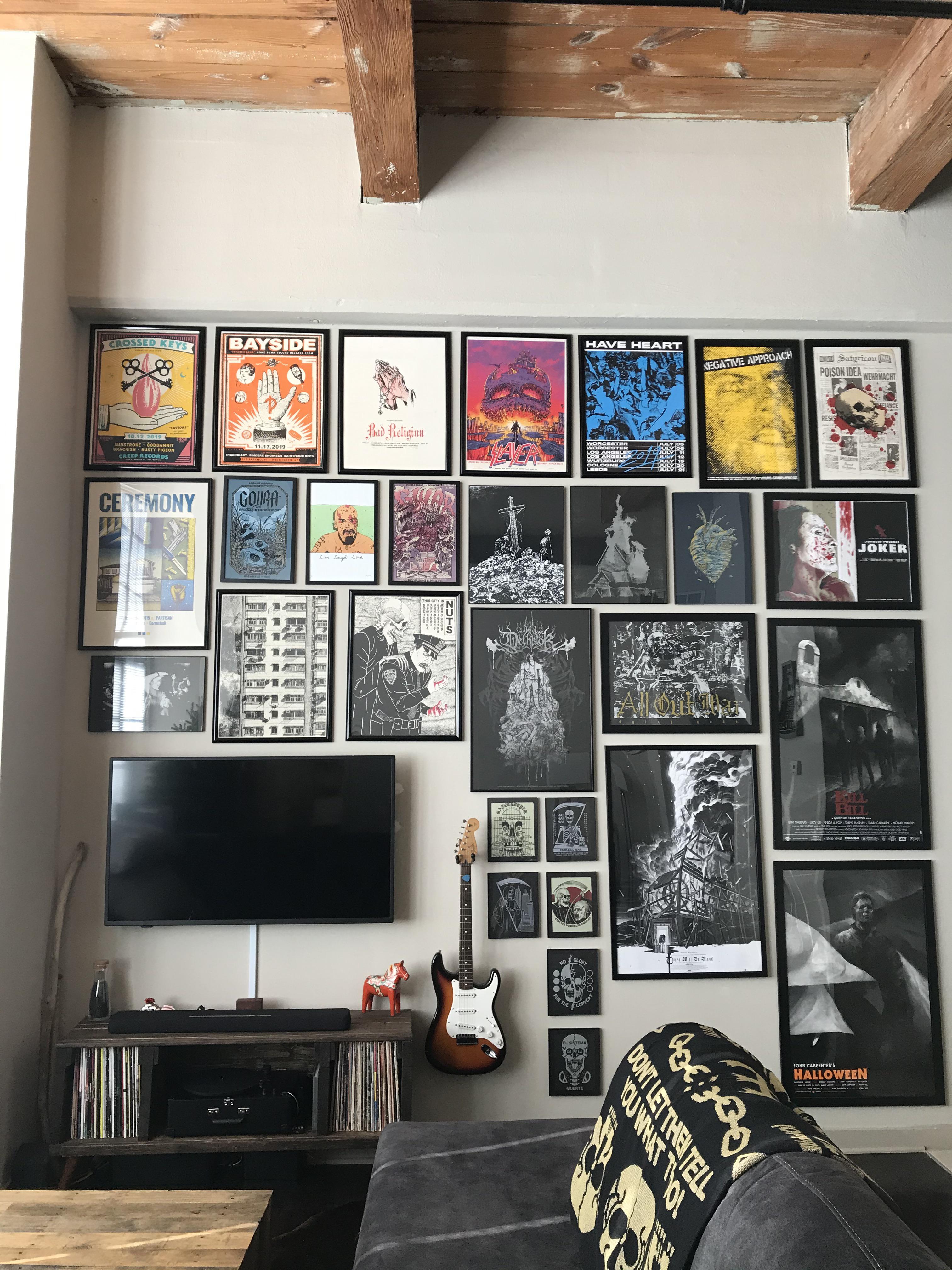 Wehrmacht, Crossed Keys, Slayer, Bayside, Poison Idea - at Creep Records (partial text visible) - Worcester, Los Angeles, Cologne (Have Heart poster)