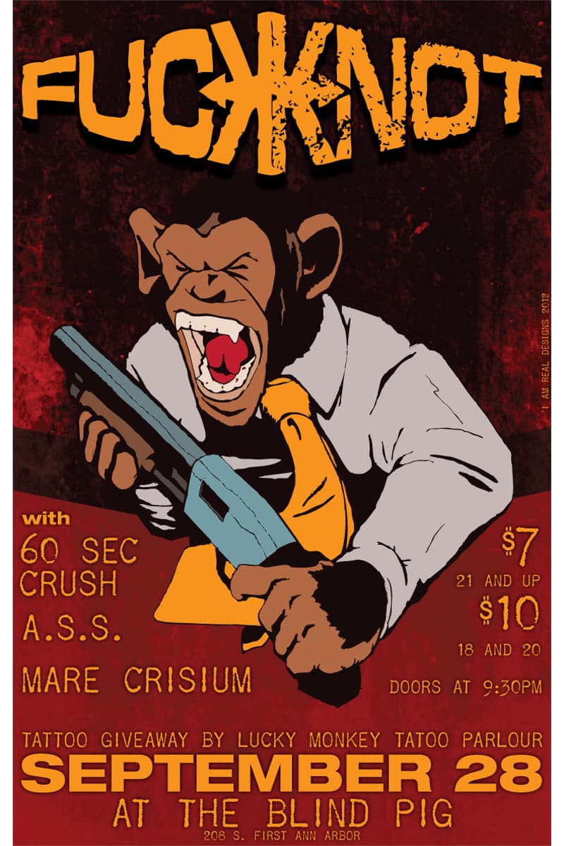 60 Sec Crush, A.S.S., Mare Crisium, Fuckknot - at The Blind Pig - Ann Arbor, MI - Sep 28, 2012