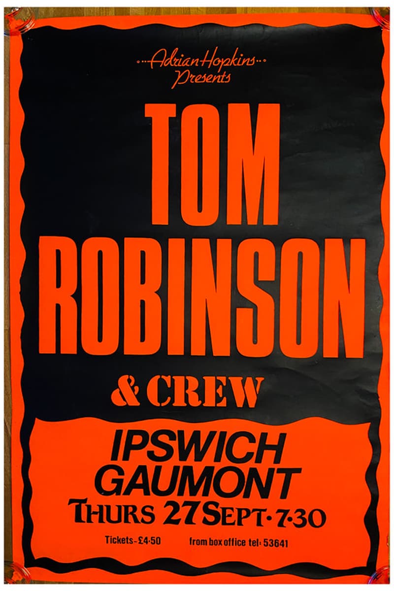 Tom Robinson & Crew - at Ipswich Gaumont - Ipswich - Sep 27, 1984
