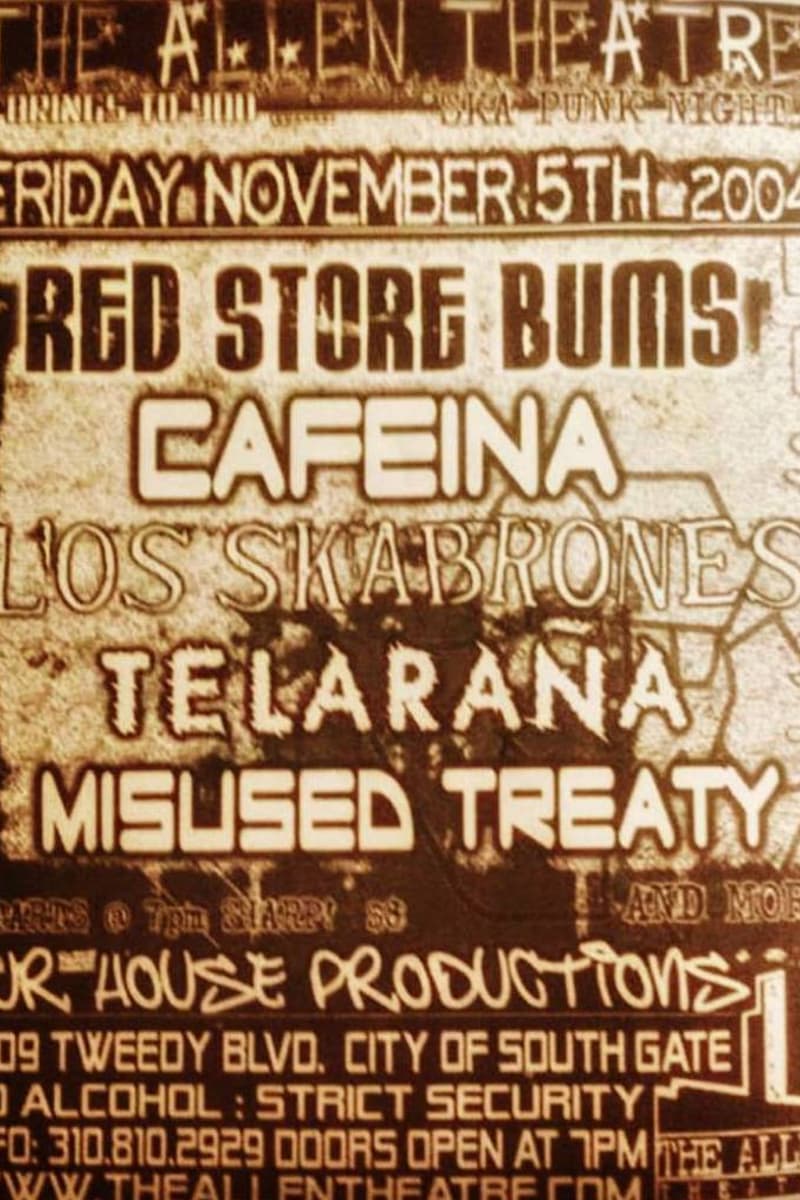 Telarana, Cafeina, Misused Treaty, Red Store Bums, Los Skabrones - at The Allen Theatre - South Gate, CA - Nov 5, 2004