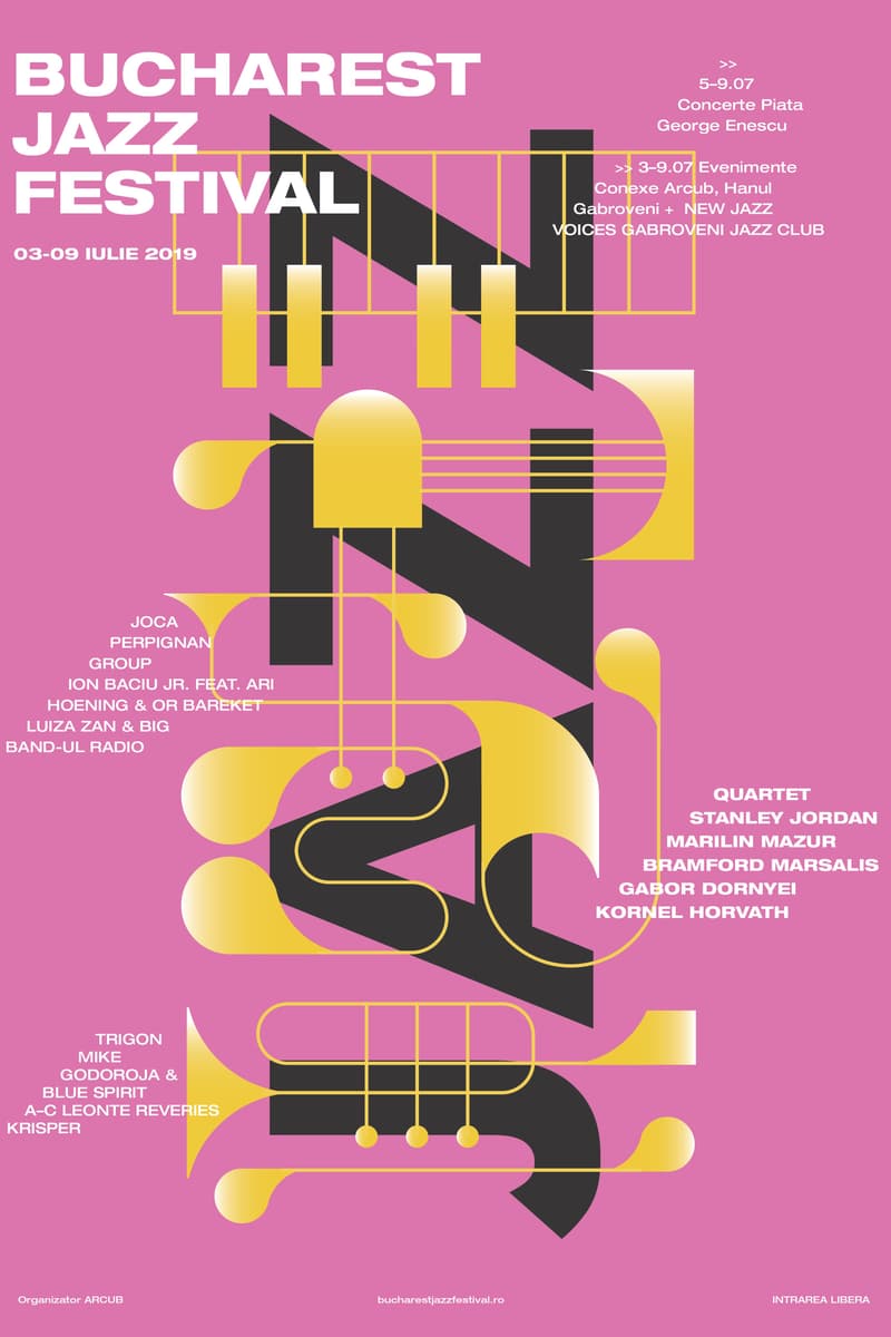 Mike Godoroja & Blue Spirit, A-C Leonte Reveries, Kornel Horvath, Quartet, Joca Perpignan Group - at Piata George Enescu / Arcub / Hanul Gabroveni / Gabroveni Jazz Club - Bucharest - Jul 3, 2019